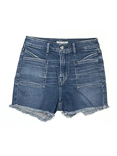 Pre-owned Good American Denim Shorts In Blue