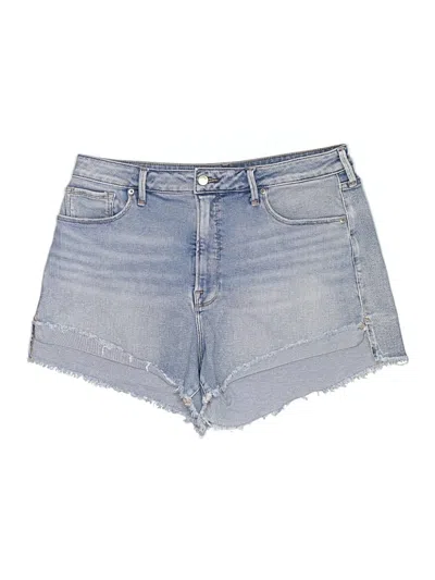 Pre-owned Good American Denim Shorts In Blue