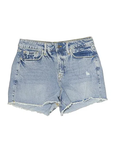Pre-owned Good American Denim Shorts In Blue