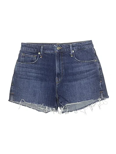 Pre-owned Good American Denim Shorts In Blue