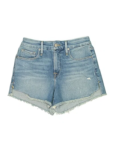 Pre-owned Good American Denim Shorts In Blue
