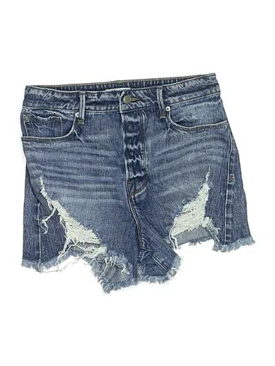 Pre-owned Good American Denim Shorts In Blue