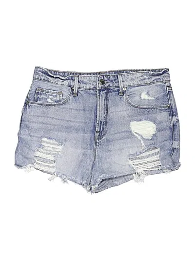 Pre-owned Good American Denim Shorts In Blue