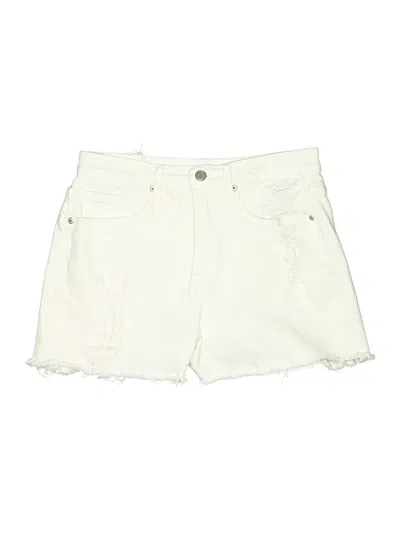 Pre-owned Good American Denim Shorts In White