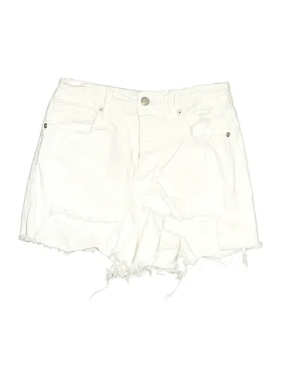Pre-owned Good American Denim Shorts In White