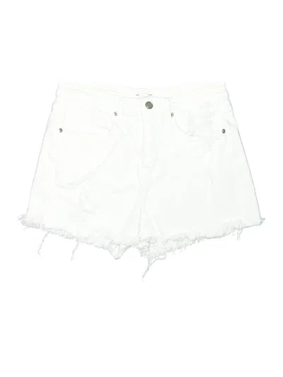 Pre-owned Good American Denim Shorts In White