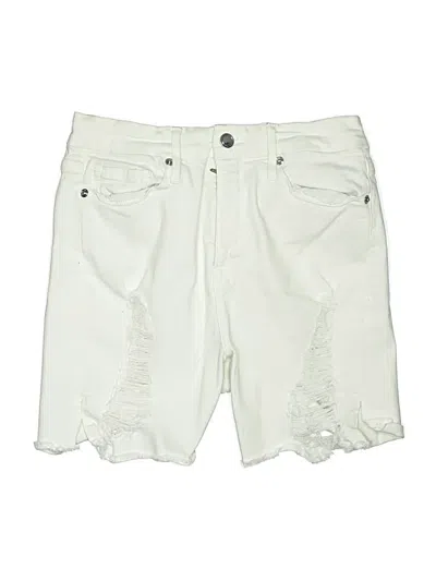 Pre-owned Good American Denim Shorts In White