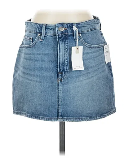 Good American Denim Skirt In Blue