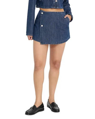 Good American Denim Skort In Blue