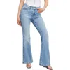 Good American Good Legs Split Pocket Flare Jeans In Indigo1019