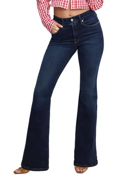 Good American Dolly Joleans Flare Jeans In Indigo1020