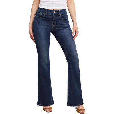 Good American Dolly Joleans Flare Jeans In Indigo1020