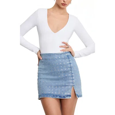 Good American Dolly Sculpting Bodysuit In White001