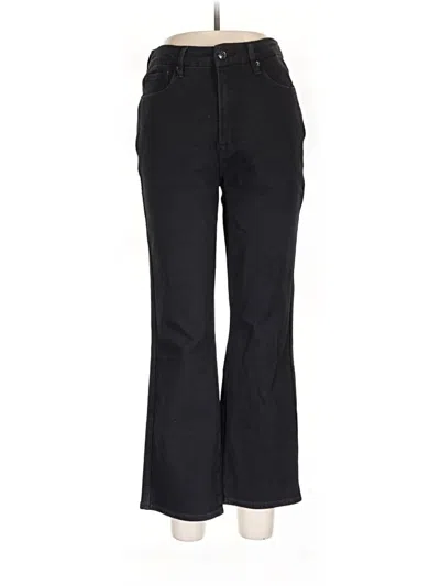 Pre-owned Good American Dress Pants In Black