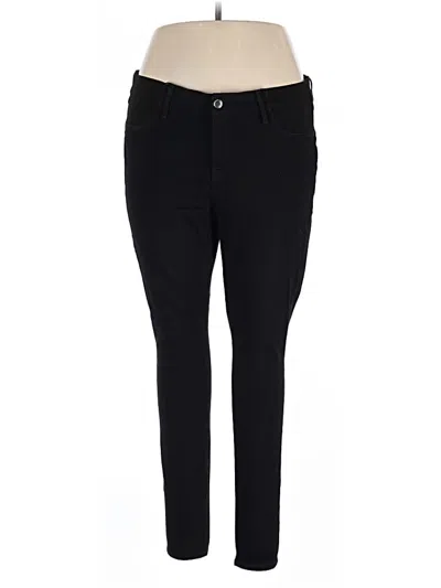 Pre-owned Good American Dress Pants In Black
