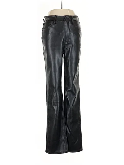 Pre-owned Good American Dress Pants In Black