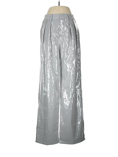 Good American Dress Pants In Silver
