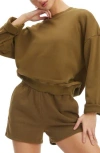 GOOD AMERICAN GOOD AMERICAN DROP SHOULDER SWEATSHIRT