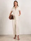 Good American Fit For Success Bootcut Jumpsuit In Neutral