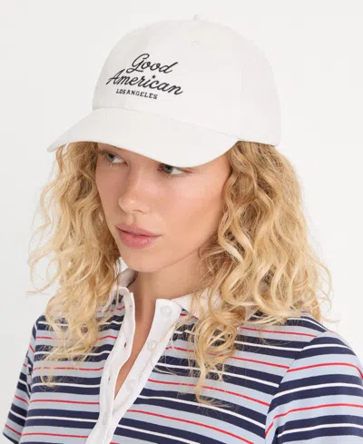 Good American Embroidered Baseball Hat, Created For Macy's In White