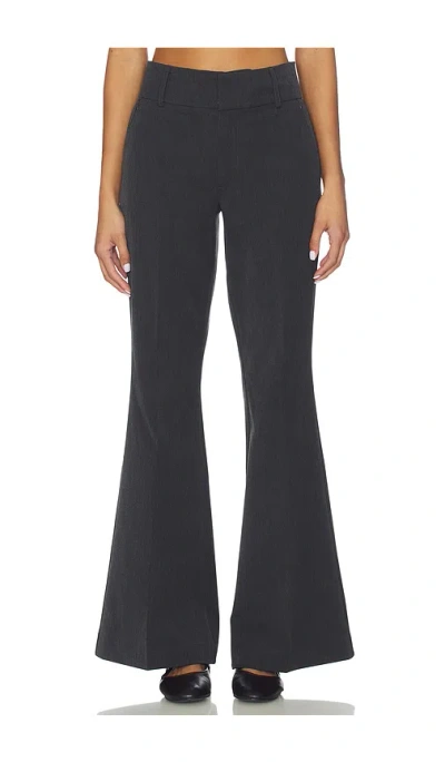 Good American Essential Suiting Flare Trousers In Blue