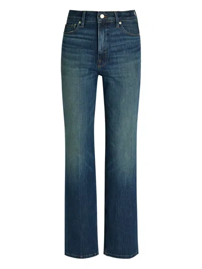Good American Faded-finish Jeans In Blue