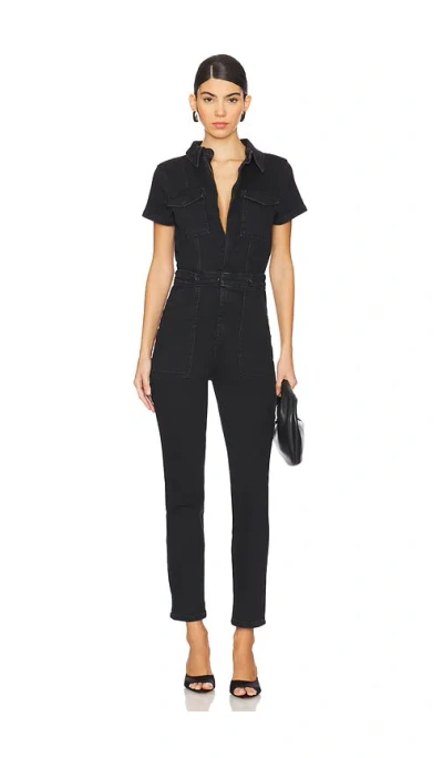Good American Fit For Success Jumpsuit In Black