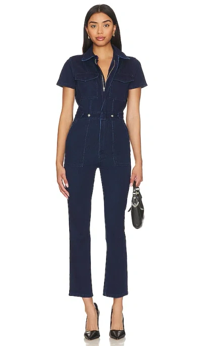 Good American Fit For Success Jumpsuit In Blue