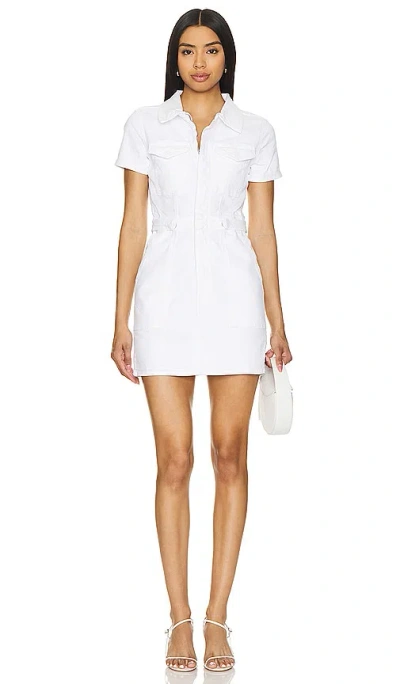 Good American Fit For Success Mini Dress In White001