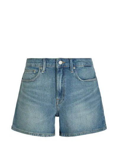 Good American Everyday Denim Shorts In Blue