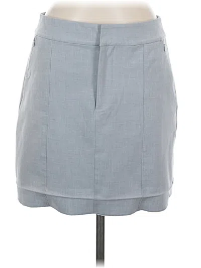Pre-owned Good American Formal Skirt In Gray
