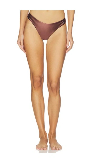 Good American Good 90s Bikini Bottom In Brown