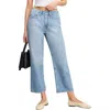 Good American Good '90s Crop Relaxed Jeans In Blue