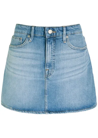 Good American Good 90s Denim Mini Skirt In Blue