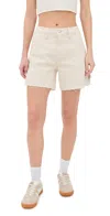 Good American Good 90s Long Shorts Ecru003 In Ecru003