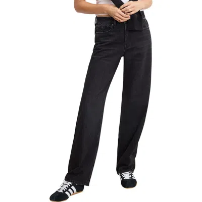Good American Good '90s Relaxed Jeans In Black