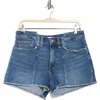 Good American Good '90s Seamed Denim Shorts In I671