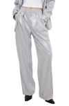 Good American Good '90s Sequin Pants In Heather Grey001