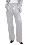 Good American Good '90s Sequin Pants In Heather Grey001