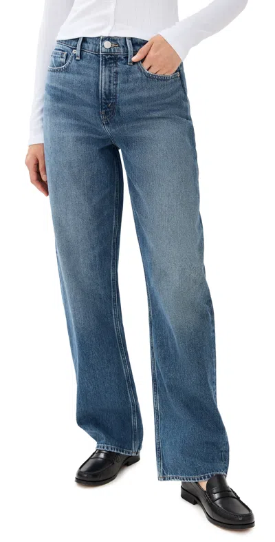 Good American Good Barrel Jeans Indigo740