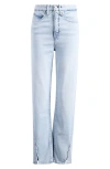 Good American Good Boy Straight Jeans In Indigo753