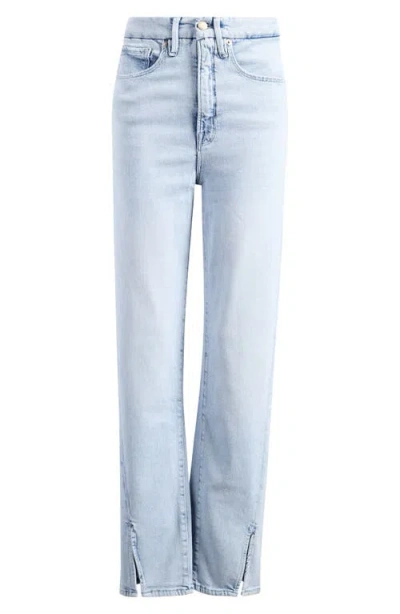 Good American Good Boy Straight Jeans In Indigo753