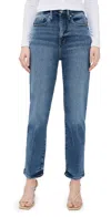 Good American Good Boy Straight Light Compression Jeans Indigo871 In Indigo871
