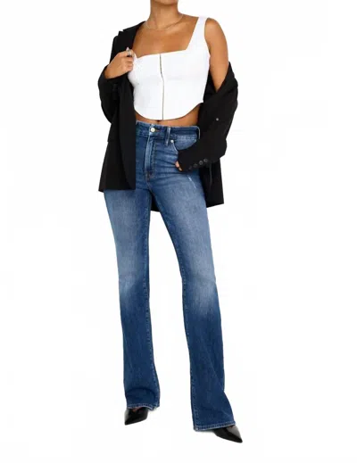 Good American Good Classic Boot Jeans In Indigo In Blue