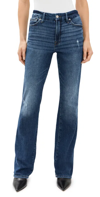 Good American Good Classic Boot Jeans Indigo704