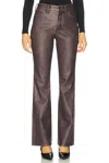 Good American Good Classic Bootcut Faux Leather Pants In Vamp In Multi