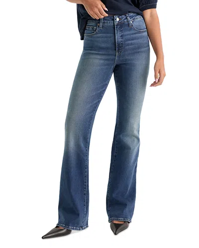 Good American Good Classic High Rise Bootcut Jeans In Indigo1327b In Blue