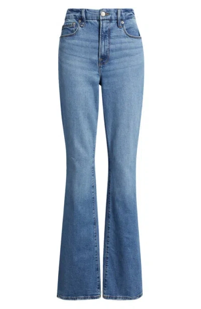 Good American Good Classic High Waist Bootcut Jeans In Indigo692