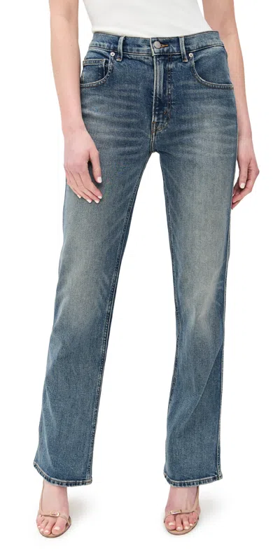 Good American Good Cowboy Bootcut Jeans Indigo783