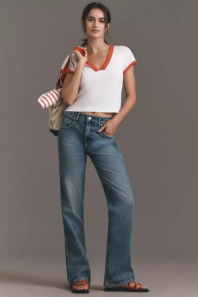Good American Good Cowboy High-rise Bootcut Jeans In Blue